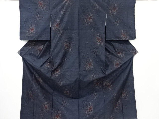 JAPANESE KIMONO / DORO OSHIMA TSUMUGI